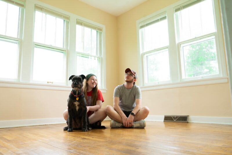 Couple Moving into a new home