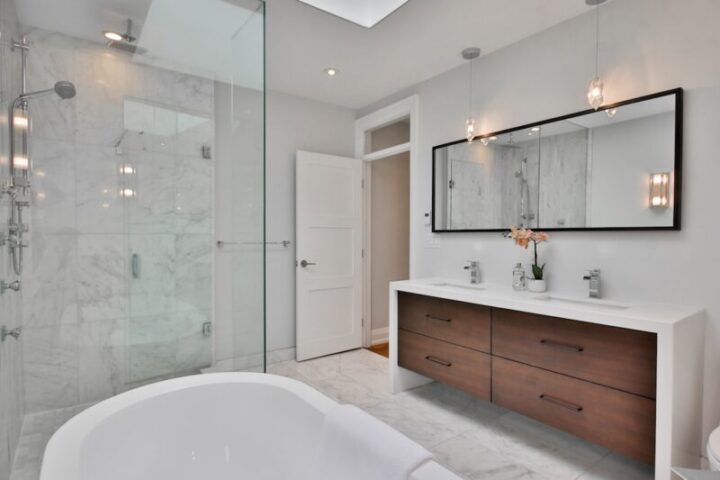 Moderne badkamer
