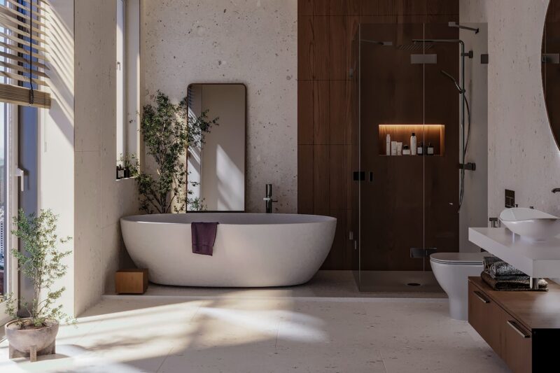 Moderne badkamer