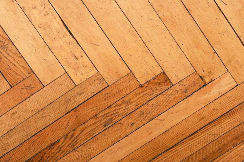 Houten vloer in interieur