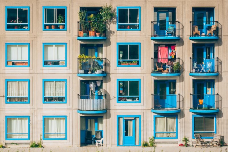 Balkon van appartement