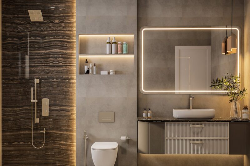 Moderne badkamer