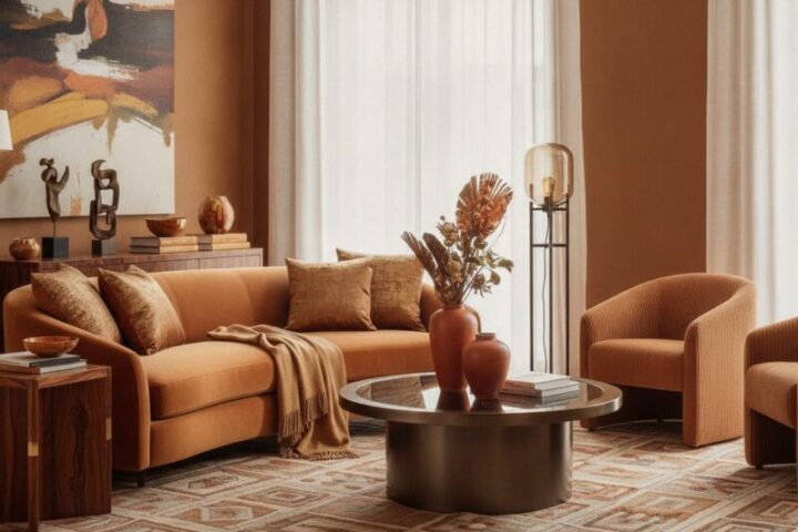 Caramel en brons verdringen bleke neutralen in mode en interieur