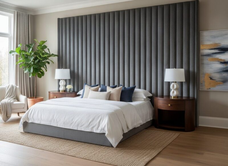 Een oversized hoofdbord kiezen voor nieuwe luxe in de slaapkamer