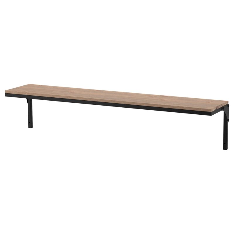 FJÄLLBO Wandplank - zwart 101x20 cm van IKEA