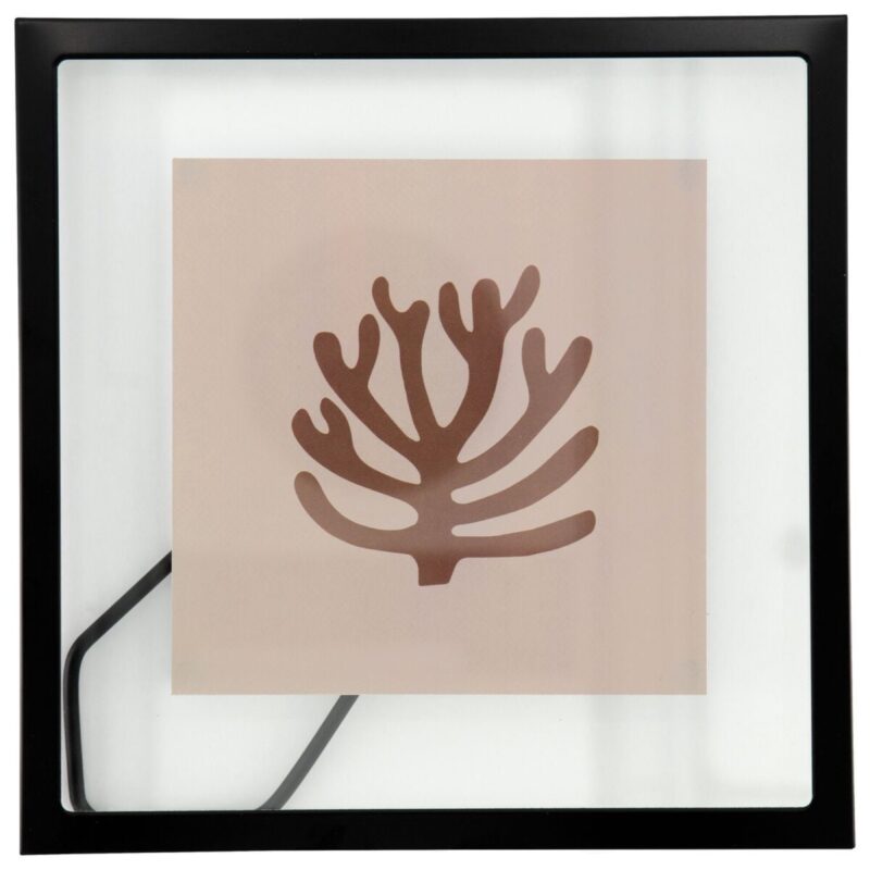 fotolijst 15x15cm zwart metaal floating van HEMA