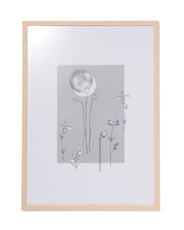 fotolijst 50x70cm naturel hout van HEMA