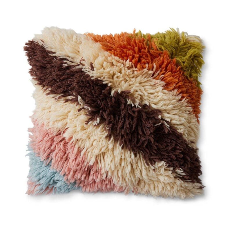HKLIVING sierkussen Fluffy (55x55 cm) van wehkamp