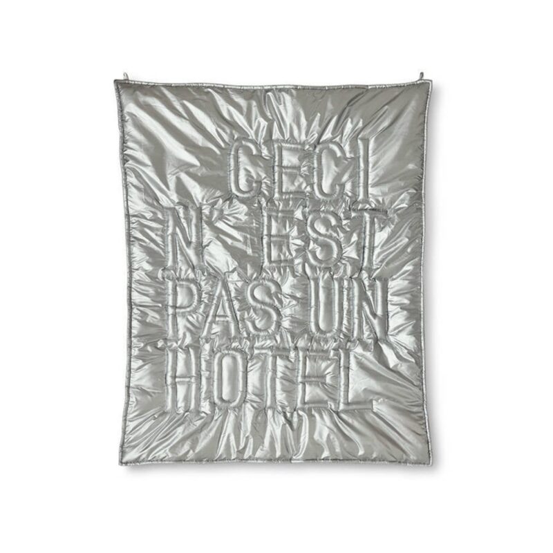 HKLIVING wanddecoratie Ceci n'est pas un hôtel (100x120 cm) van wehkamp