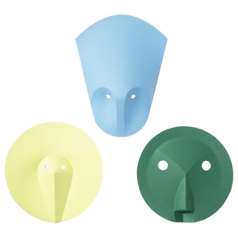 IKEA PS 2026 Wanddecoratie, set van 3 - groen lichtblauw/geel van IKEA