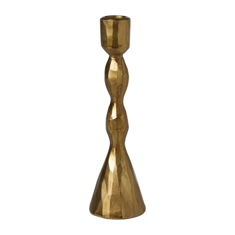 Kandelaar groot - goudkleurig - ø6x20.5 cm van Xenos