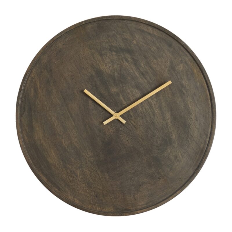 Klok Veti Mangohout 41cm, kleur Donkerbruin van Sohome