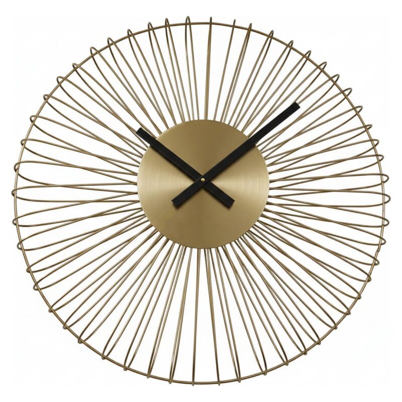 Klok Wirle 61cm, kleur Goud van Sohome