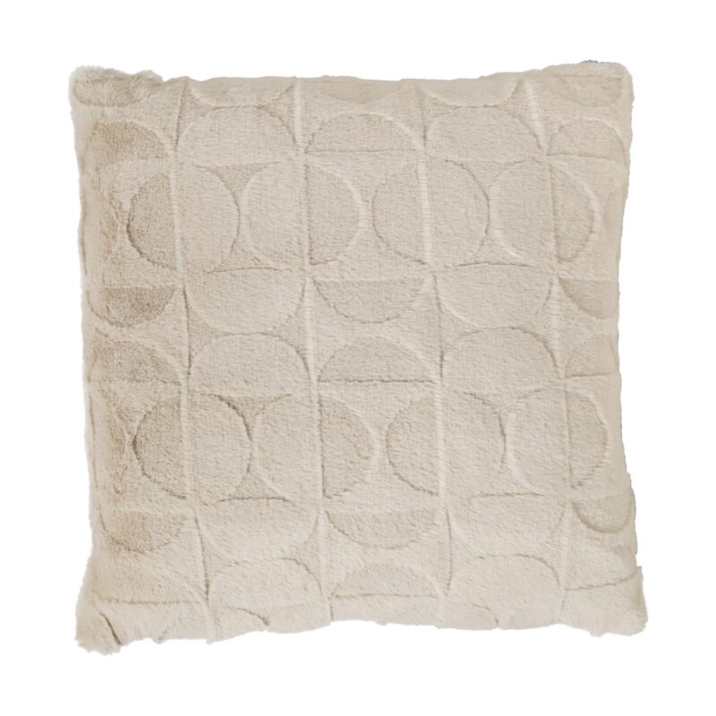 Kussen japandi - beige - 45x45 cm van Xenos