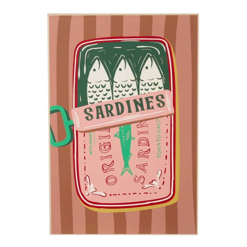 Mica Decorations schilderij Sardines (41x61 cm) van wehkamp