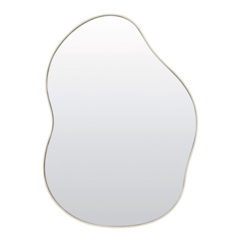 Organische Spiegel Azula 84 x 61cm, kleur Crème van Sohome