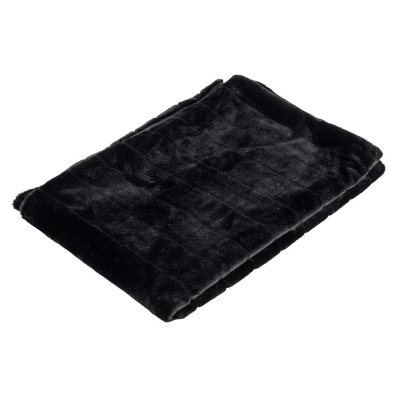Plaid Katie Furry, kleur Zwart van Sohome