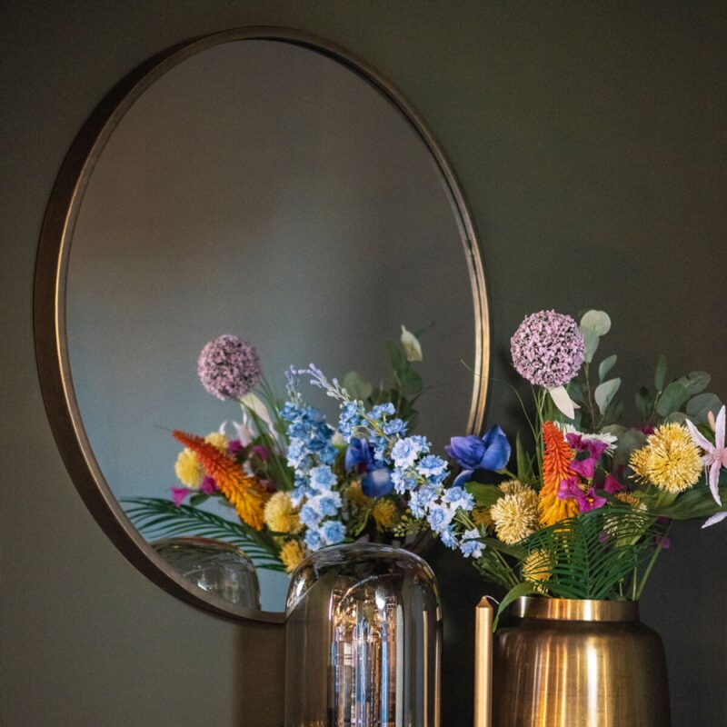 Ronde Spiegel Selfie, kleur goud van Sohome