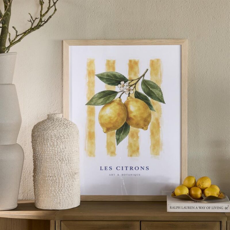 Schilderij Les Citrons 85 x 65cm van Sohome