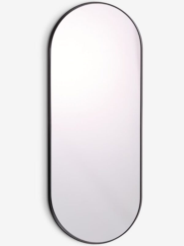 Spiegel MARKE ovaal 40x100 zwart van JYSK