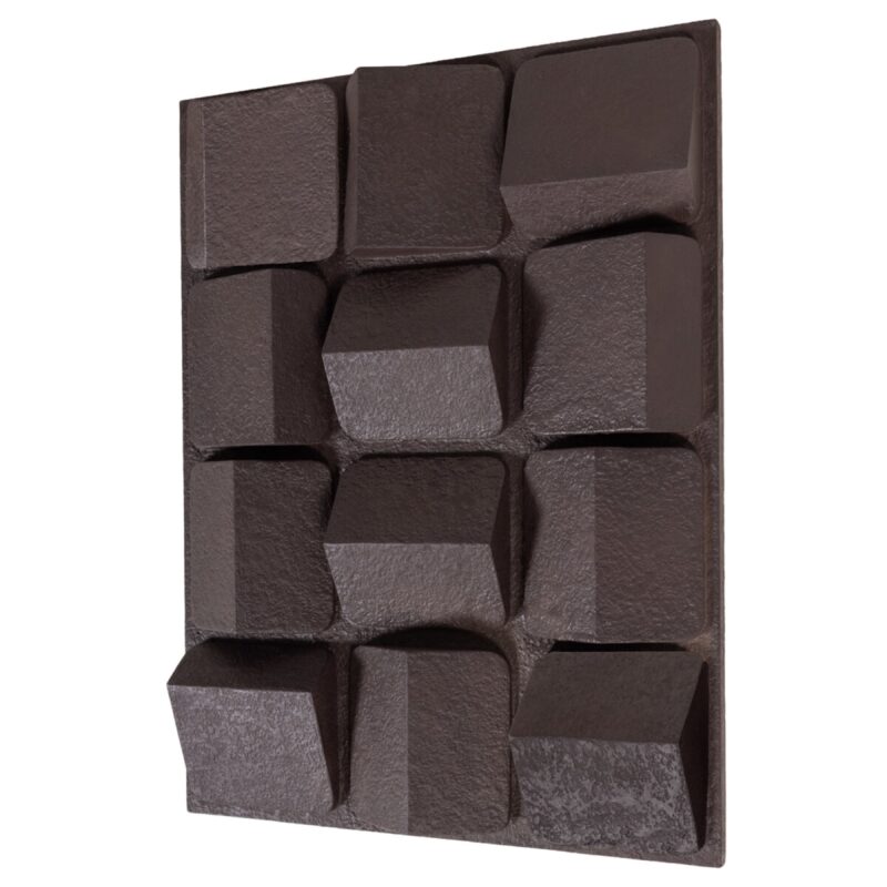 Wandpaneel Axis 81 x 61cm, kleur Bruin van Sohome