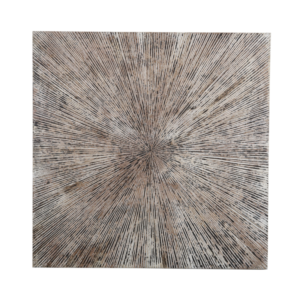 Wandpaneel Zola wit 90x90 cm van Loods 5