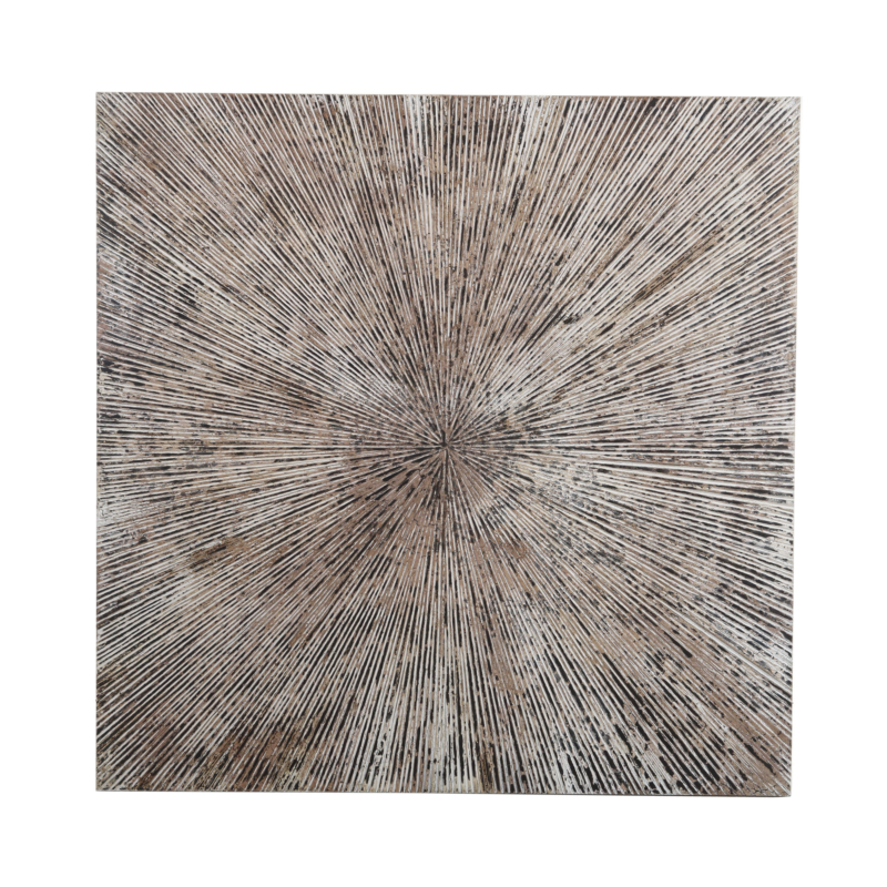 Wandpaneel Zola wit 90x90 cm van Loods 5