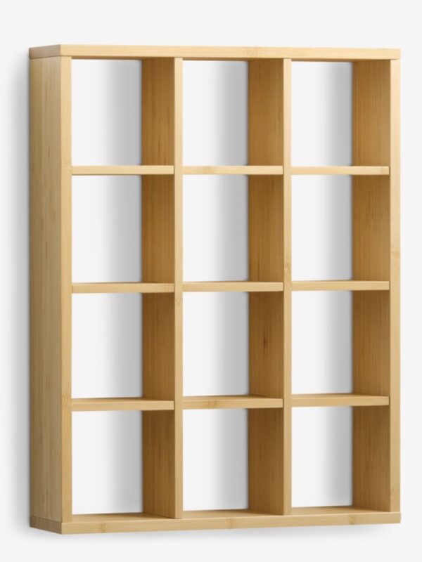 Wandplank TOLNE 12 schappen bamboe van JYSK
