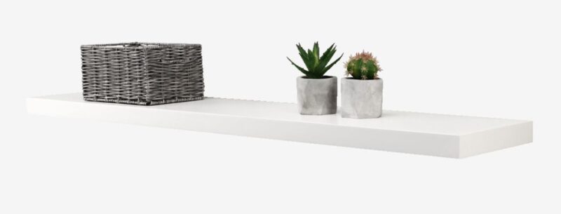 Zwevende plank ABILD 120x24 wit van JYSK